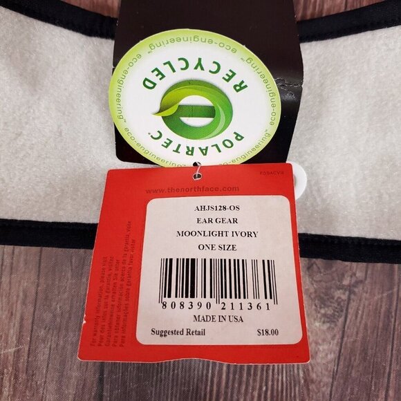 2009 NWT The North Face Polartec Ear Gear Ear Warmer Classic 200 Made in USA - Picture 8 of 16